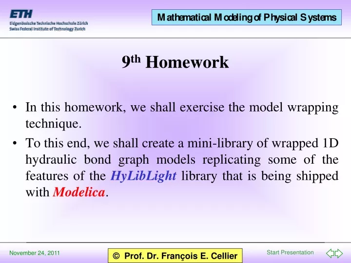 9 th homework