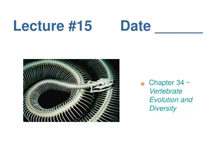 lecture 15 date