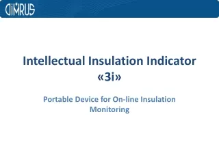 Intellectual Insulation Indicator « 3i »