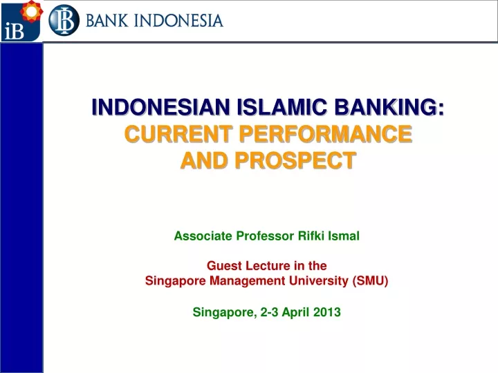 indonesian islamic banking current performance