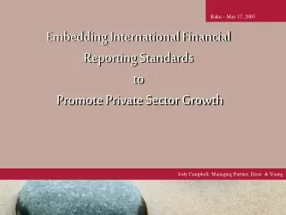 Embedding International Financial Reporting Standards to Promote Private Sector Growth