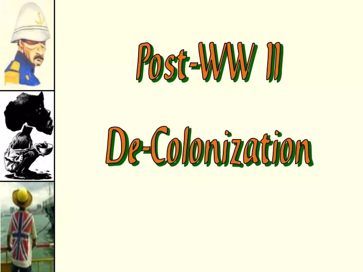 post ww ii de colonization