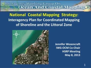 National  Coastal Mapping  Strategy: