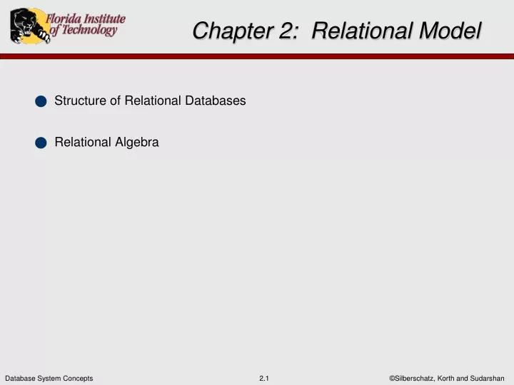 chapter 2 relational model