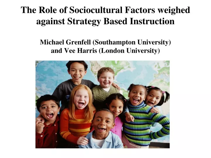 the role of sociocultural factors weighed against