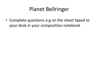 Planet Bellringer