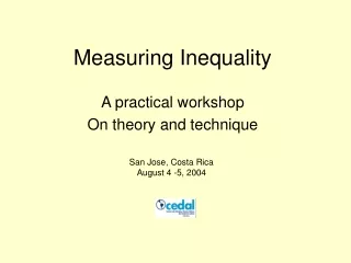 Measuring Inequality