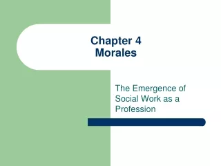 Chapter 4 Morales