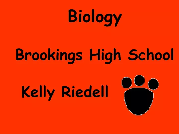 biology brookings high school