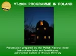 VT-2004  PROGRAMME  IN  POLAND - slide 1