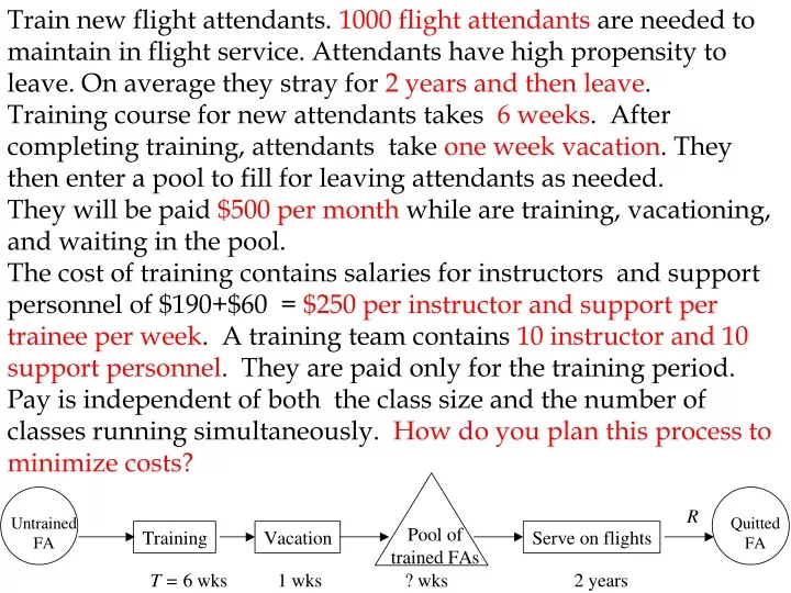 train new flight attendants 1000 flight