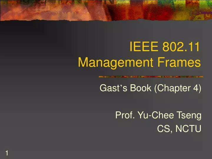 ieee 802 11 management frames