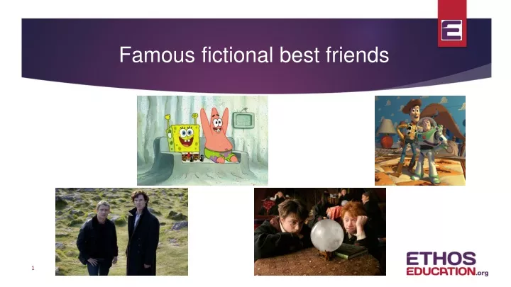 famous fictional best friends
