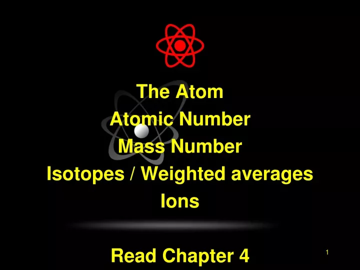 the atom atomic number mass number isotopes