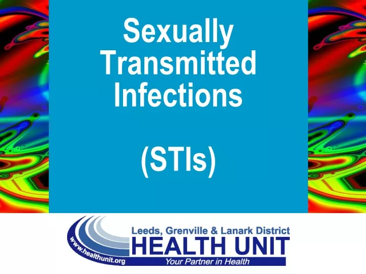 sexually transmitted infections stis