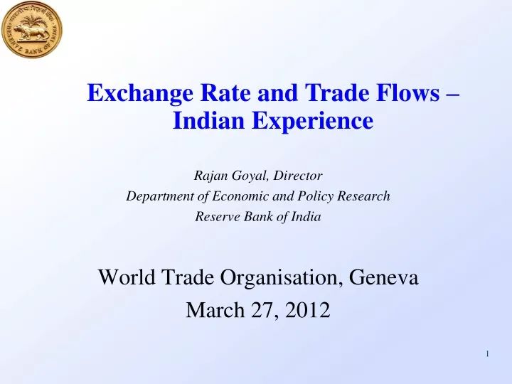 rajan goyal director department of economic