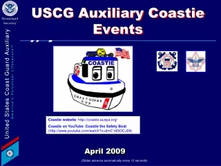 USCG Auxiliary Coastie Events