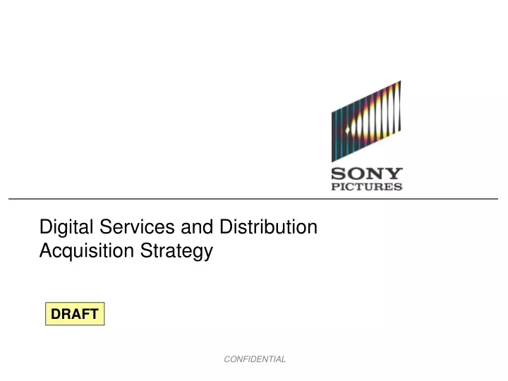 digital services and distribution acquisition