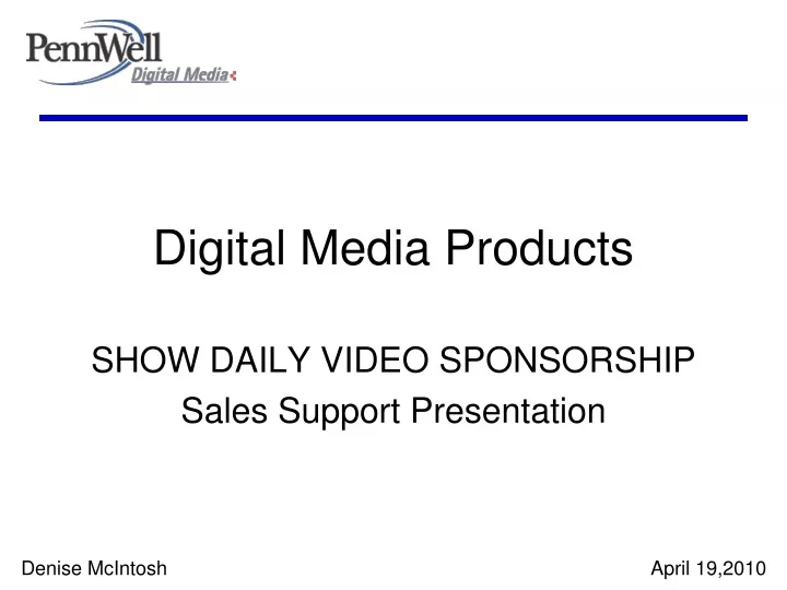 digital media products