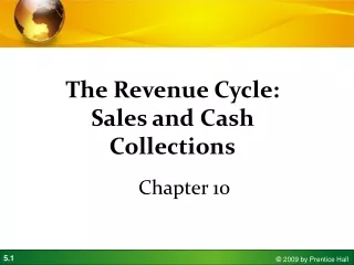 The Revenue Cycle: Sales and Cash Collections