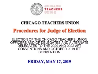 CHICAGO TEACHERS UNION