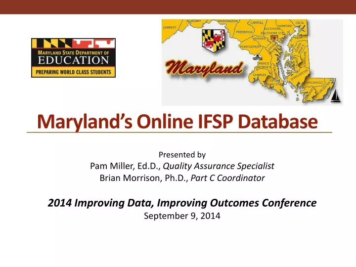 maryland s online ifsp database
