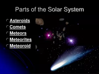 Parts of the Solar System