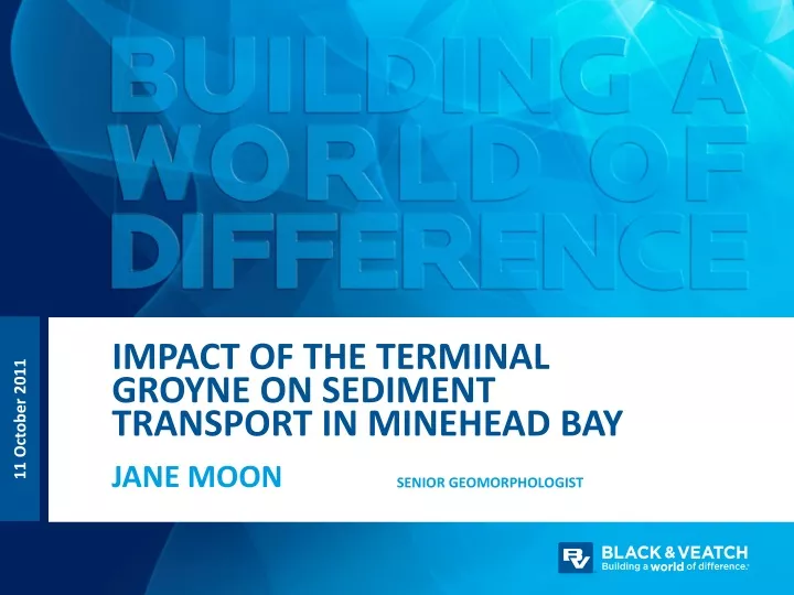 impact of the terminal groyne on sediment transport in minehead bay