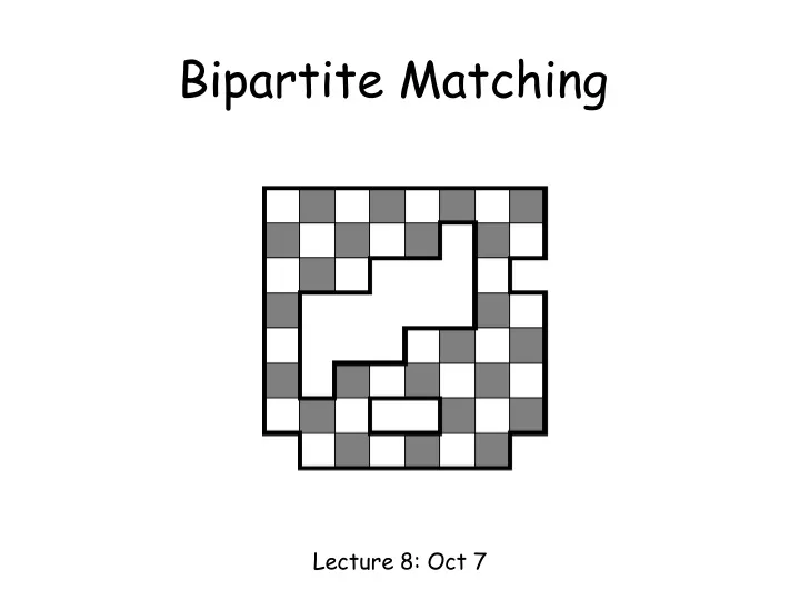 bipartite matching