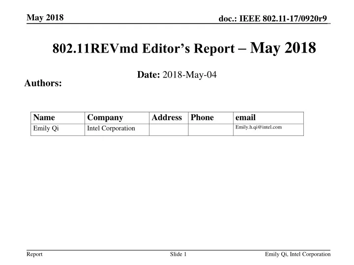 802 11revmd editor s report may 2018