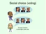 Social choice (voting)