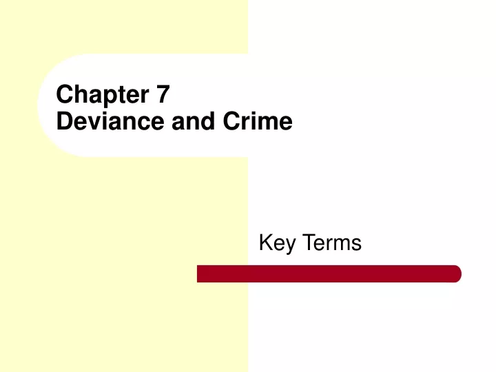 chapter 7 deviance and crime