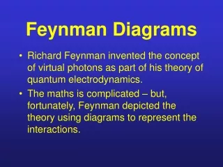 Feynman Diagrams