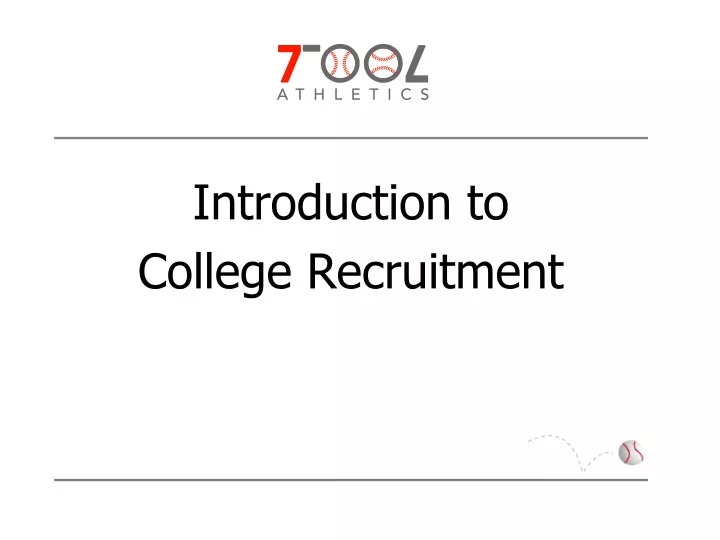 introduction to college recruitment