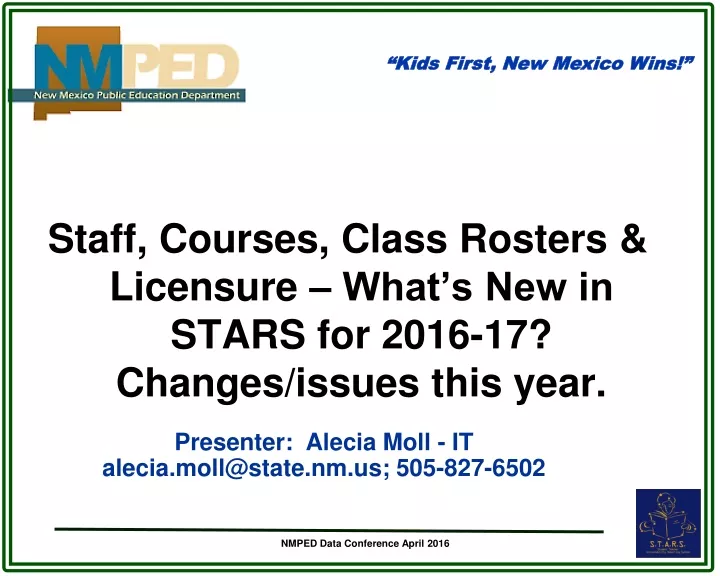 staff courses class rosters licensure what