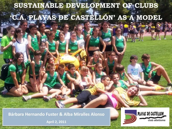 sustainable development of clubs c a playas de castell n as a model