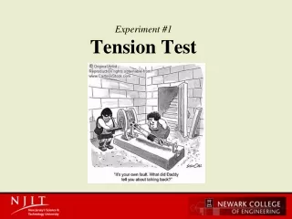 Experiment #1 Tension Test