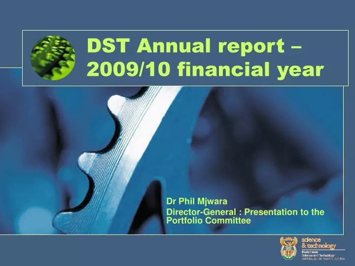 dst annual report 2009 10 financial year