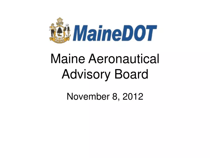maine aeronautical advisory board