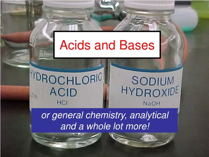 acids and bases