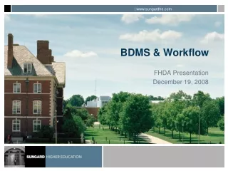 BDMS &amp; Workflow