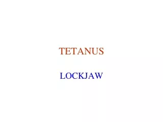 TETANUS