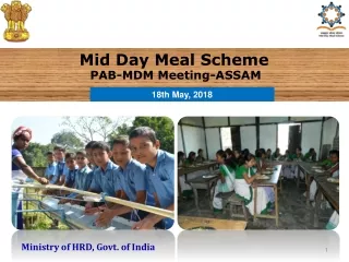 Mid Day Meal Scheme PAB-MDM Meeting-ASSAM