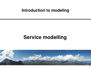 Service modelling