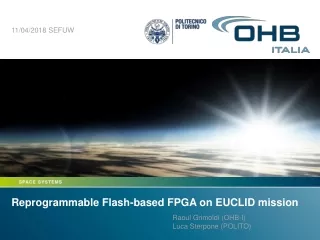 Reprogrammable Flash-based FPGA on EUCLID mission