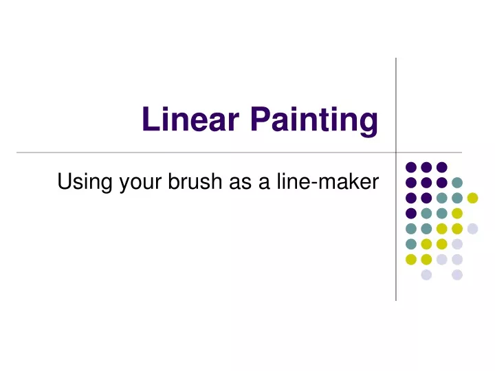 linear painting