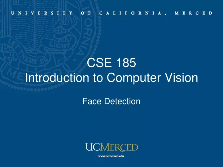 cse 185 introduction to computer vision