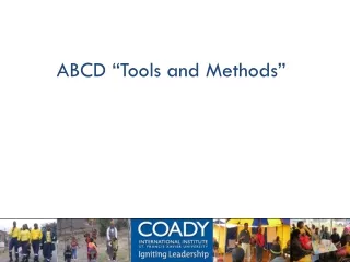 ABCD “Tools and Methods”