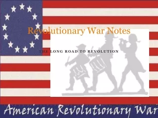 Revolutionary War Notes