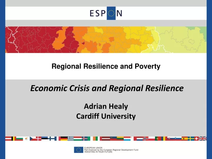 economic crisis and regional resilience adrian